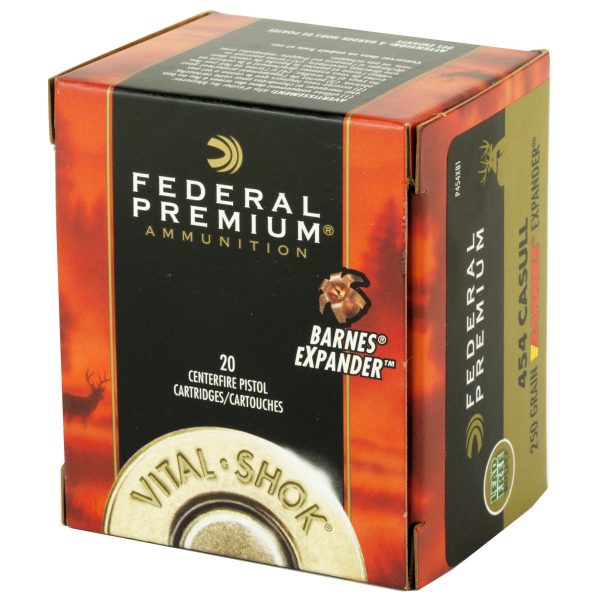 Federal Premium .454casull 250gr Brns Exp 20ct - Image 3