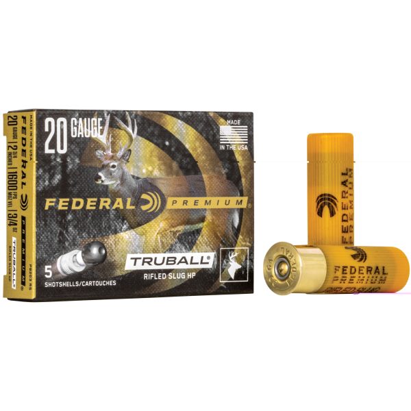Federal Premium 20ga 2.75" Rifled Slug 5ct