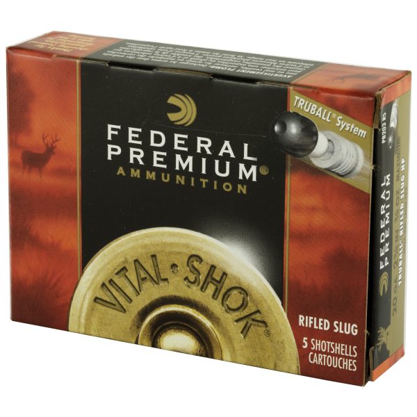 Federal Premium 20ga 2.75" Rifled Slug 5ct - Image 3