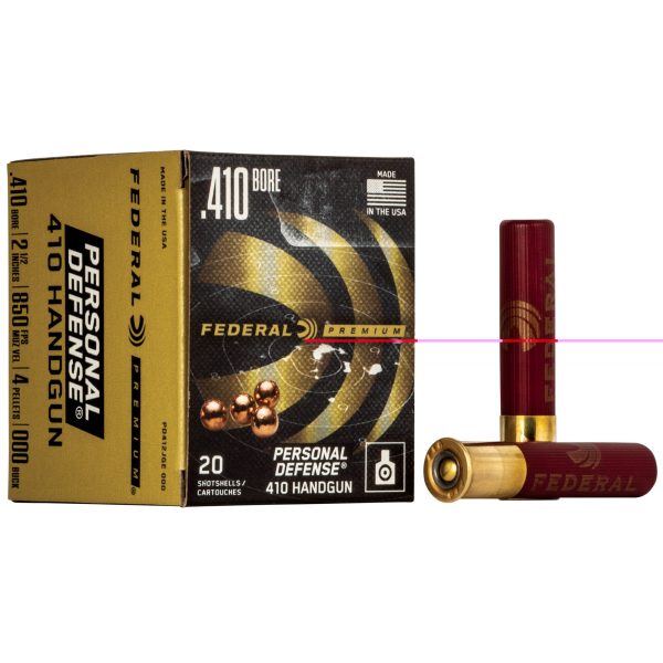 Federal Personal Defense .410ga 2.5" 000bk 20ct