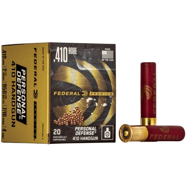 Federal Personal Defense .410ga 2.5" #4 20ct