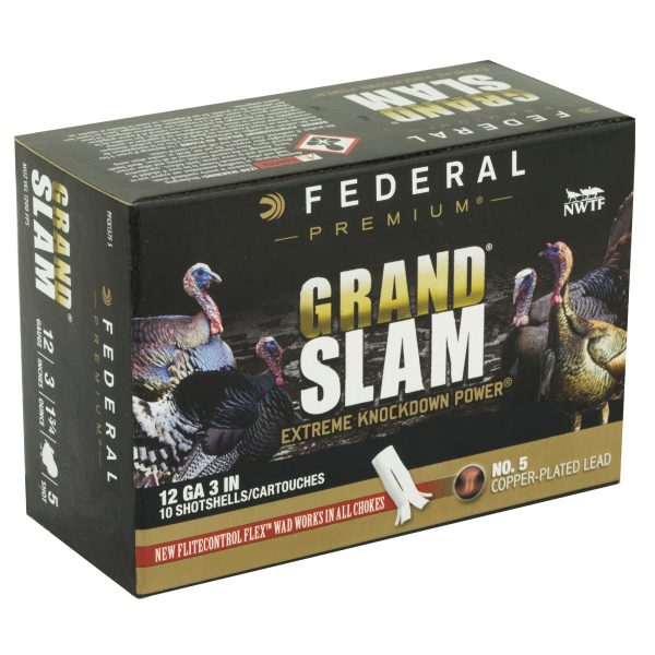 Federal Grand Slam 12ga 3" #5 1.75oz 10ct - Image 2