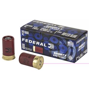 Federal Shorty Ss 12ga 1.75" Rfl Slug 10ct