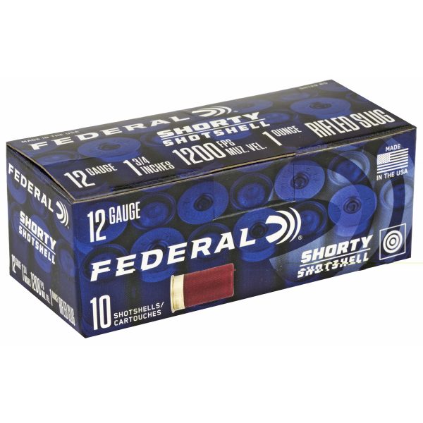 Federal Shorty Ss 12ga 1.75" Rfl Slug 10ct - Image 3