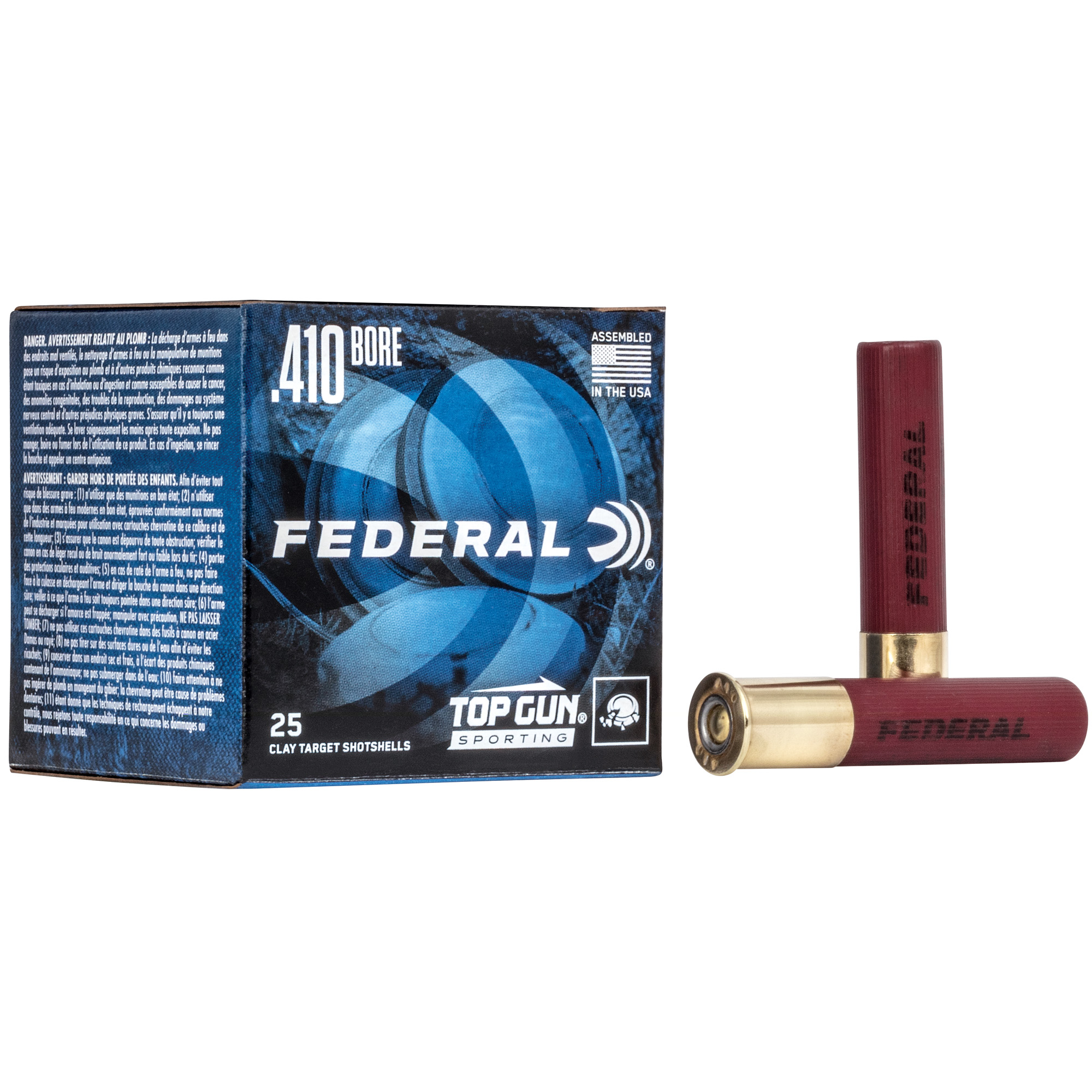 Federal Top Gun .410ga 2.5" #8 25ct