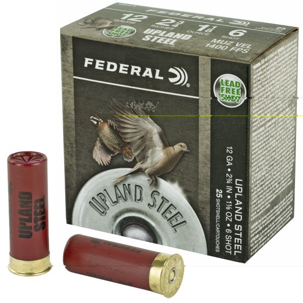 Federal Field-range Steel 12ga 2 3-4 #6 25ct