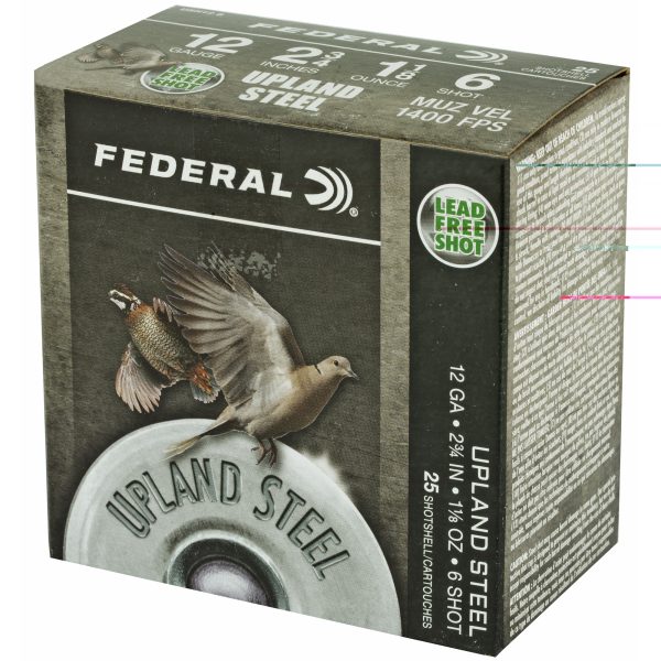Federal Field-range Steel 12ga 2 3-4 #6 25ct - Image 3