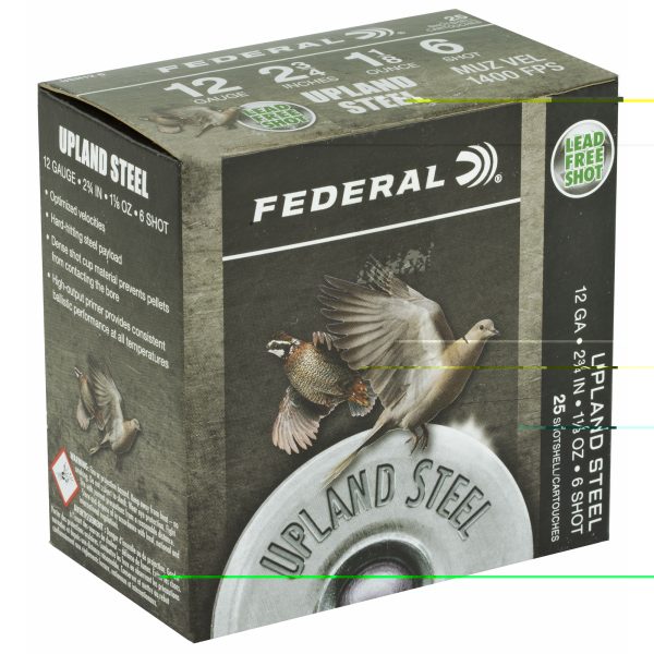 Federal Field-range Steel 12ga 2 3-4 #6 25ct - Image 2