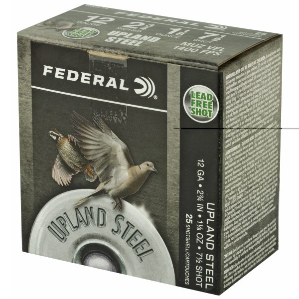 Federal Upland Steel 12ga 2.75" #7.5 25ct - Image 4