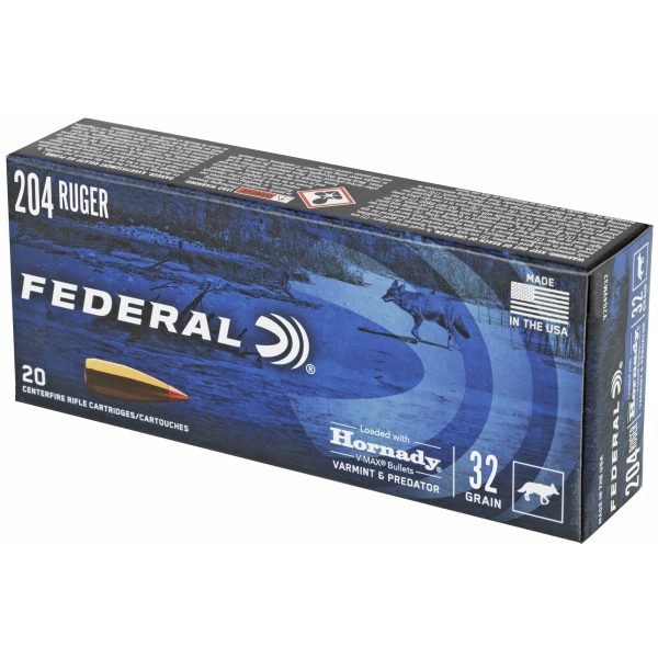 Federal V&P .204rug 32gr Hornady V-max 20ct - Image 3