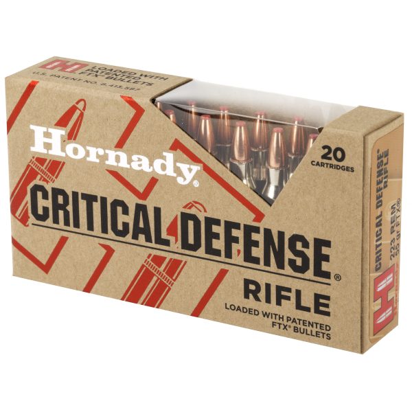 Hornady Critical Defense .223rem 55gr Ftx 20ct - Image 4