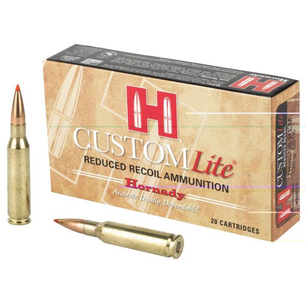 Hornady Custom Lite 7mm-08 120gr Sst Lt 20ct