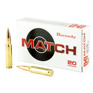 Hornady .308win 168gr Bthp Mtch 20ct
