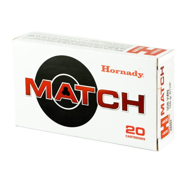 Hornady .308win 168gr Bthp Mtch 20ct - Image 3