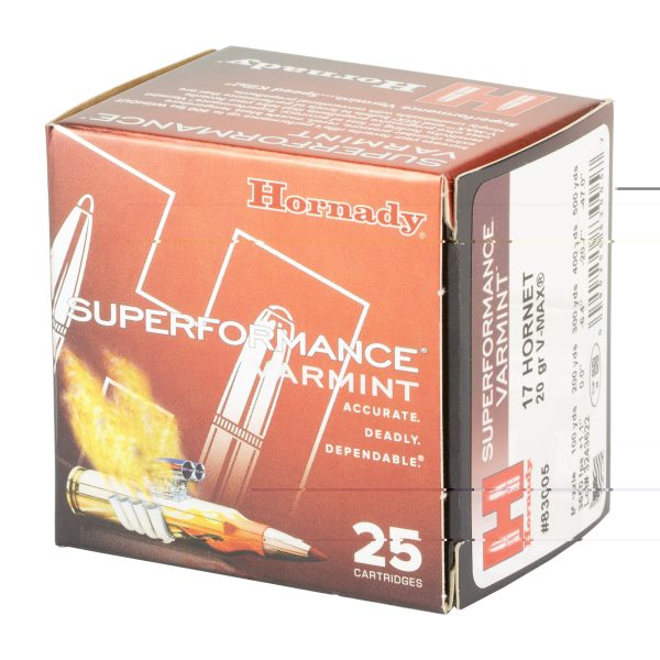 Hornady Superformance .17 Hornet 20gr V-max 25ct - Image 3