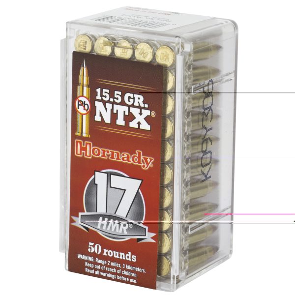 Hornady .17hmr 15.5gr Ntx 50ct - Image 3
