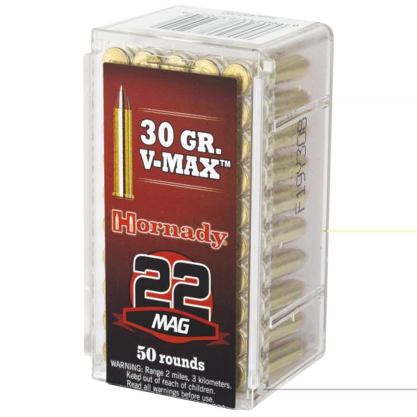Hornady .22wmr 30r V-max 50ct - Image 4