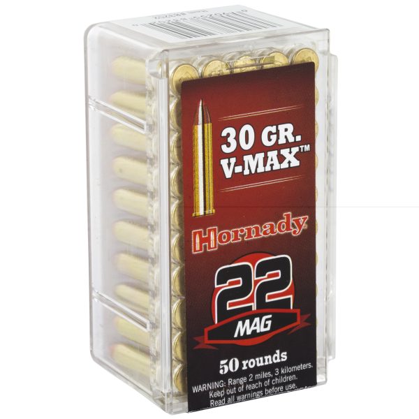 Hornady .22wmr 30r V-max 50ct - Image 3
