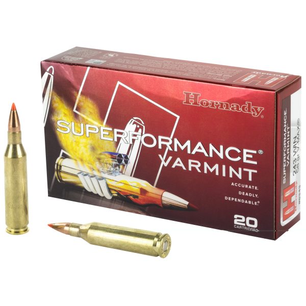 Hornady Superformance .243win 58gr Vmax 20ct