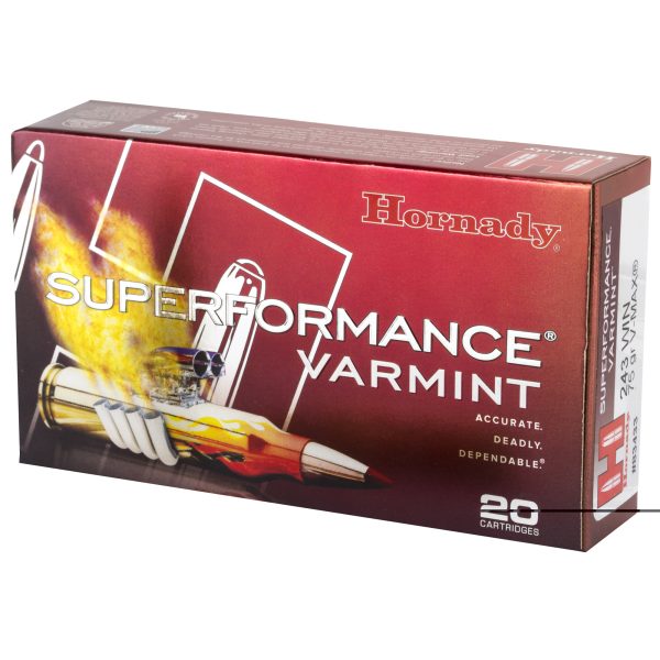 Hornady Superformance .243win 75gr Vmax 20ct - Image 4