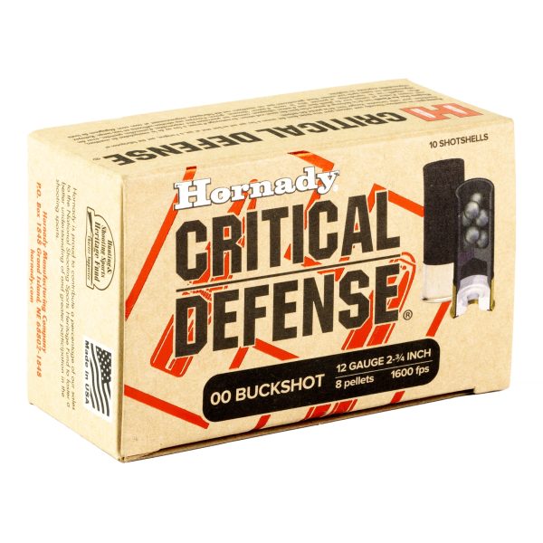Hornady Critical Defense 12ga 00 Buck 10ct - Image 4