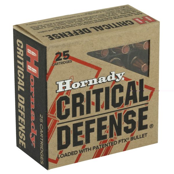 Hornady Critical Defense .32acp 60gr Ftx 25ct - Image 2