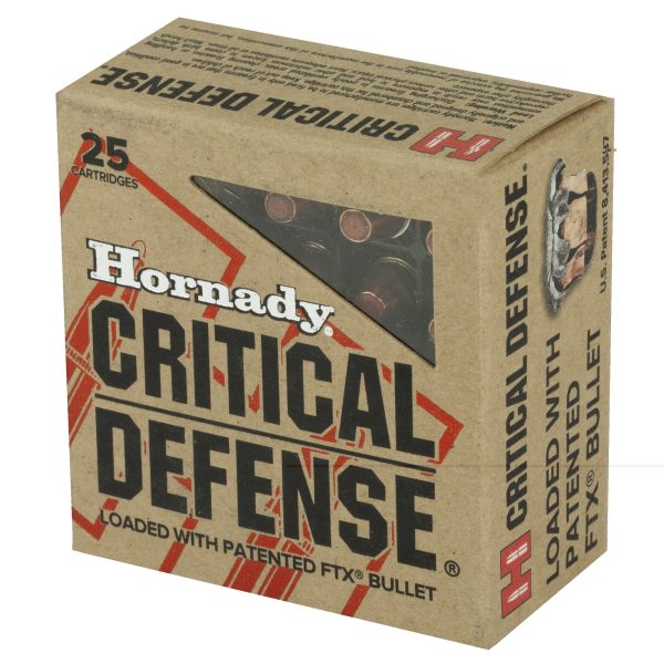 Hornady Critical Defense .32acp 60gr Ftx 25ct - Image 4