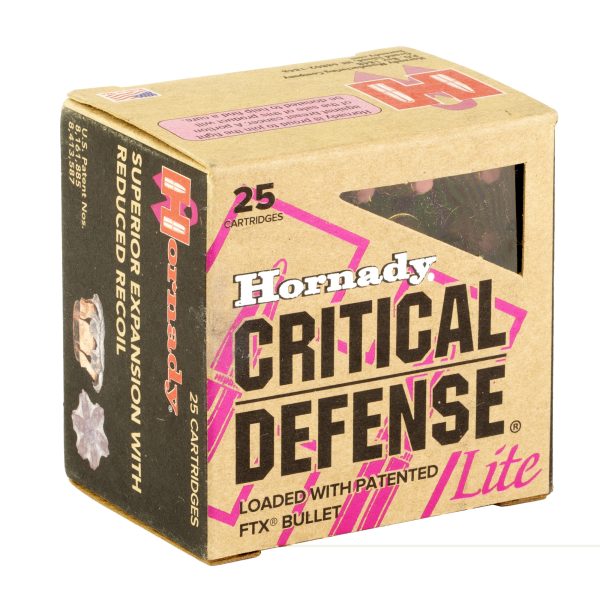 Hornady Critical Defense .38spl 90gr Ftx Lite 25ct - Image 4