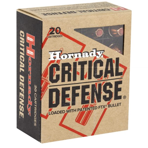 Hornady Critical Defense .40sw 165gr 20ct - Image 3