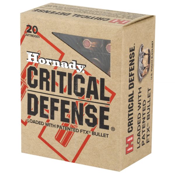 Hornady Critical Defense .40sw 165gr 20ct - Image 4