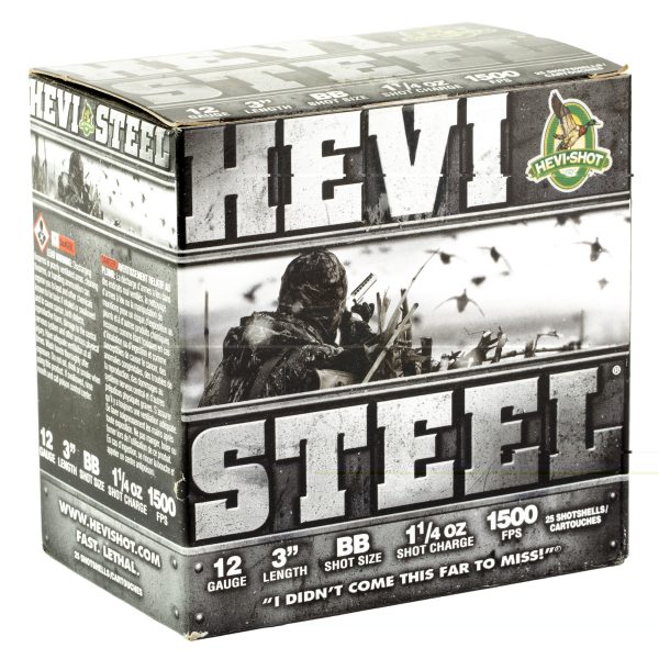 Hevi Steel 12ga 3" Bb 25ct - Image 2