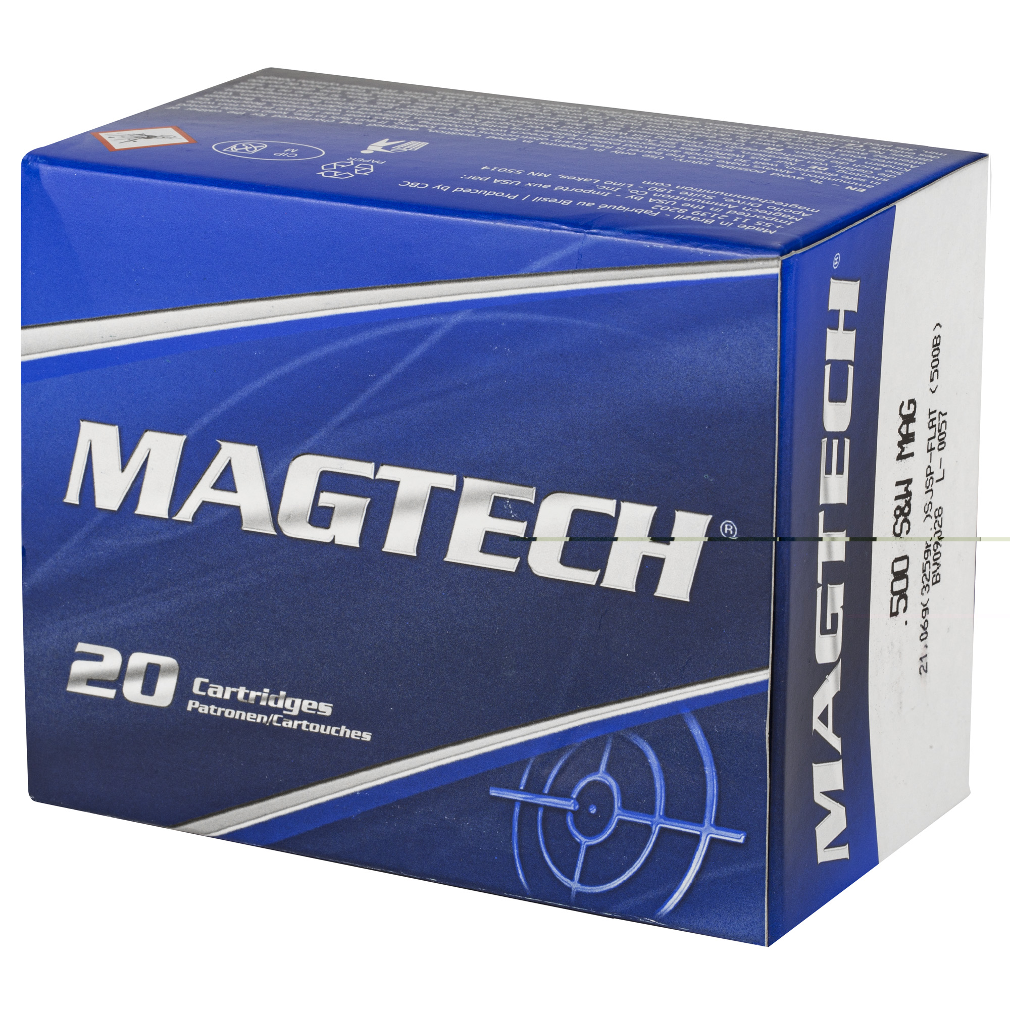 Magtech .500sw 325gr Ammunition SJSP 20ct - Image 3