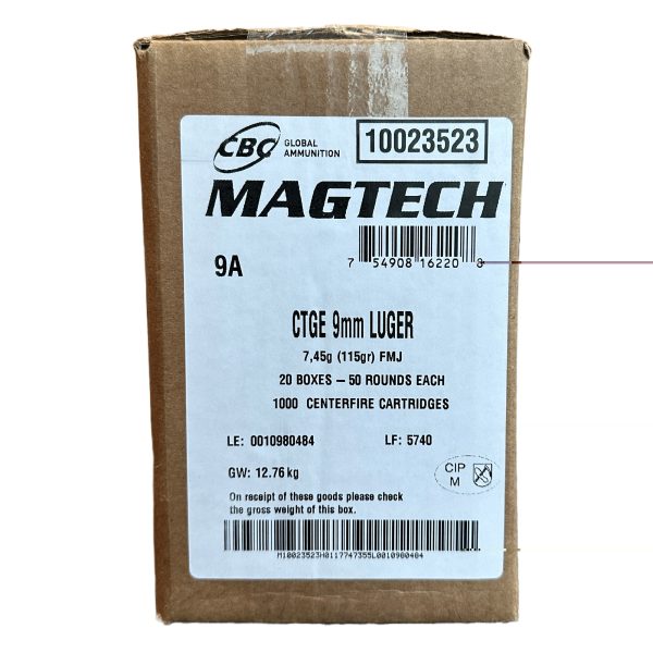 Magtech 9mm 115gr Fmj 1000ct - Image 2