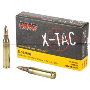 PMC Xtac 5.56nato 55gr Fmjbt 20ct