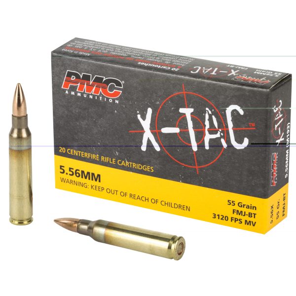 PMC Xtac 5.56nato 55gr Fmjbt 20ct