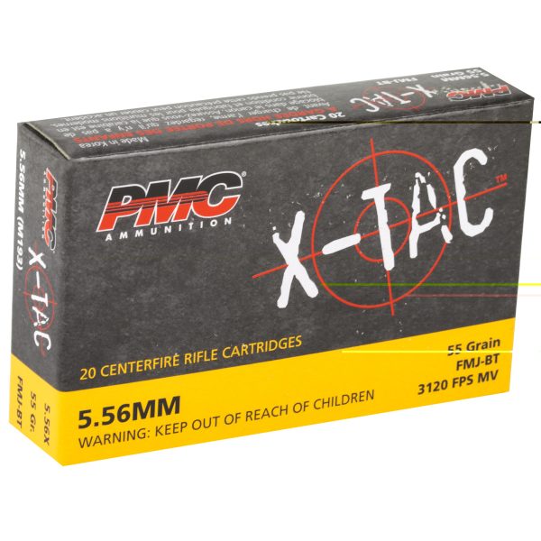 PMC Xtac 5.56nato 55gr Fmjbt 20ct - Image 4