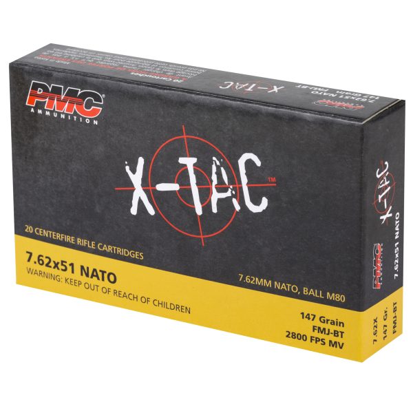 PMC Xtac 7.62nato 147gr Fmj Bt 20ct - Image 4