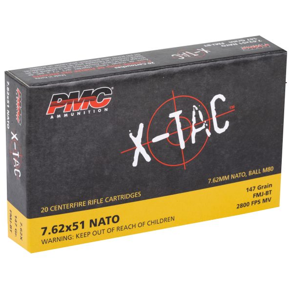 PMC Xtac 7.62nato 147gr Fmj Bt 20ct - Image 3