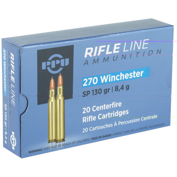 PPU .270win Sp 130gr 20CT - Image 2