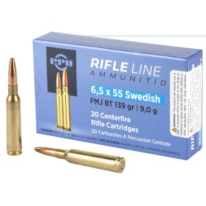 PPU 6.5x55 Swedish Fmj 139gr 20CT