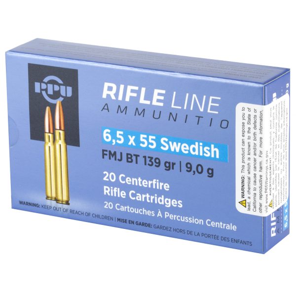 PPU 6.5x55 Swedish Fmj 139gr 20CT - Image 3