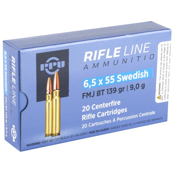 PPU 6.5x55 Swedish Fmj 139gr 20CT - Image 2