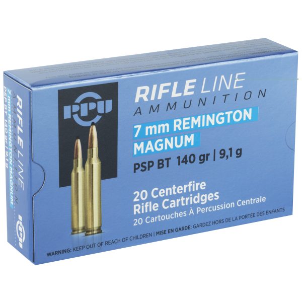 PPU 7mm Rem Mag Psp 140gr 20ct - Image 4
