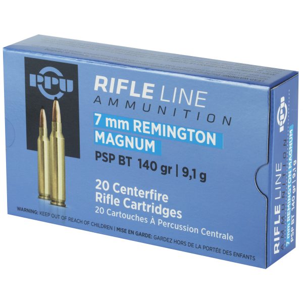 PPU 7mm Rem Mag Psp 140gr 20ct - Image 2
