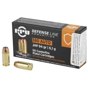 Ppu 380acp Jhp 94gr 50-1000