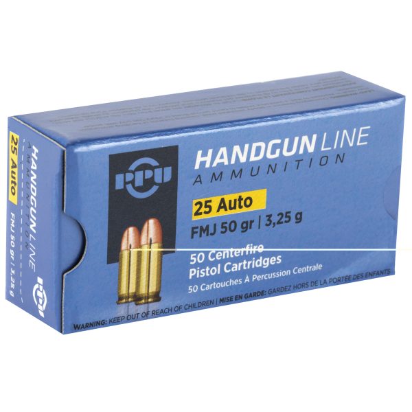 PPU .25acp Fmj 50gr 50CT - Image 3