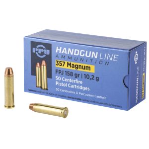 PPU .357mag Fpj 158gr 50CT