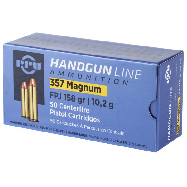 PPU .357mag Fpj 158gr 50CT - Image 3