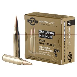 PPU .338 Lapua Mag Match 240gr 10ct