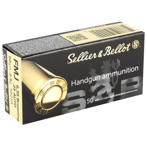 Sellier & Bellot .25acp 50gr Fmj 50ct - Image 2